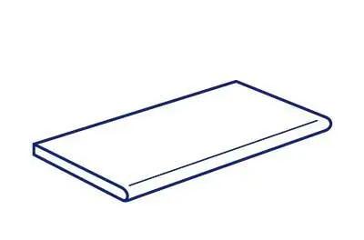 Zwembadboorden type 2 met half afgeronde boord