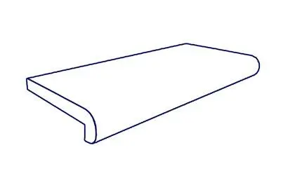 Zwembadboorden type 4 met ronde neus