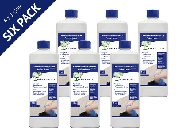 Boscobello six pack keramisch cementsluierverwijderaar