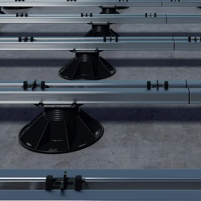 Tegeldragers met aluminium draagbalken