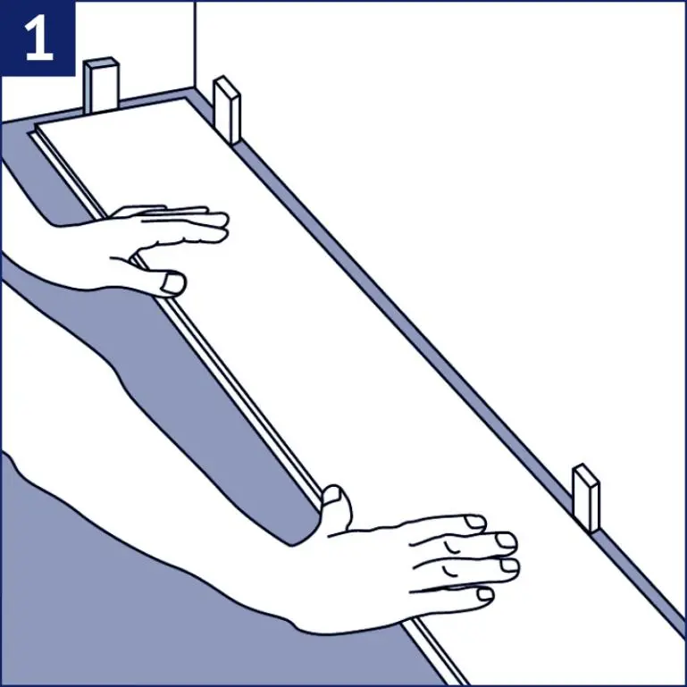 stappenplan parketvinyl plaatsen