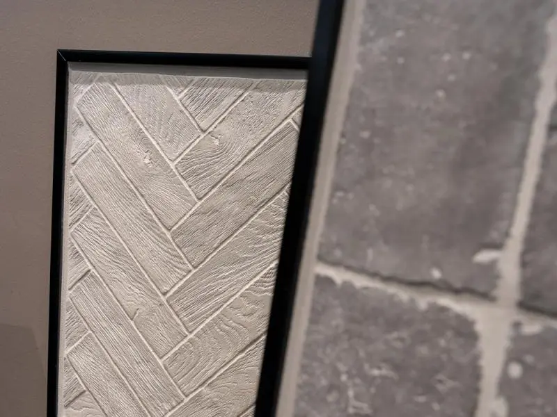 Castle stones oak bricks white sand