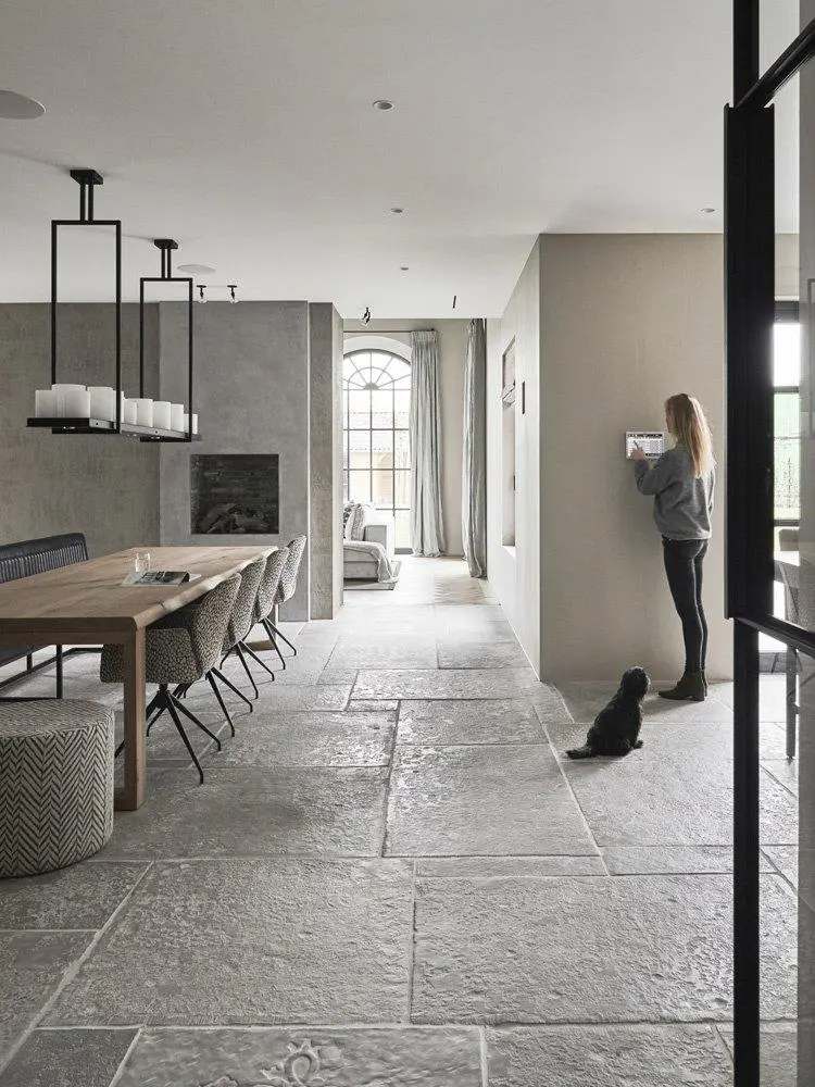 Castle stones loft morning mist