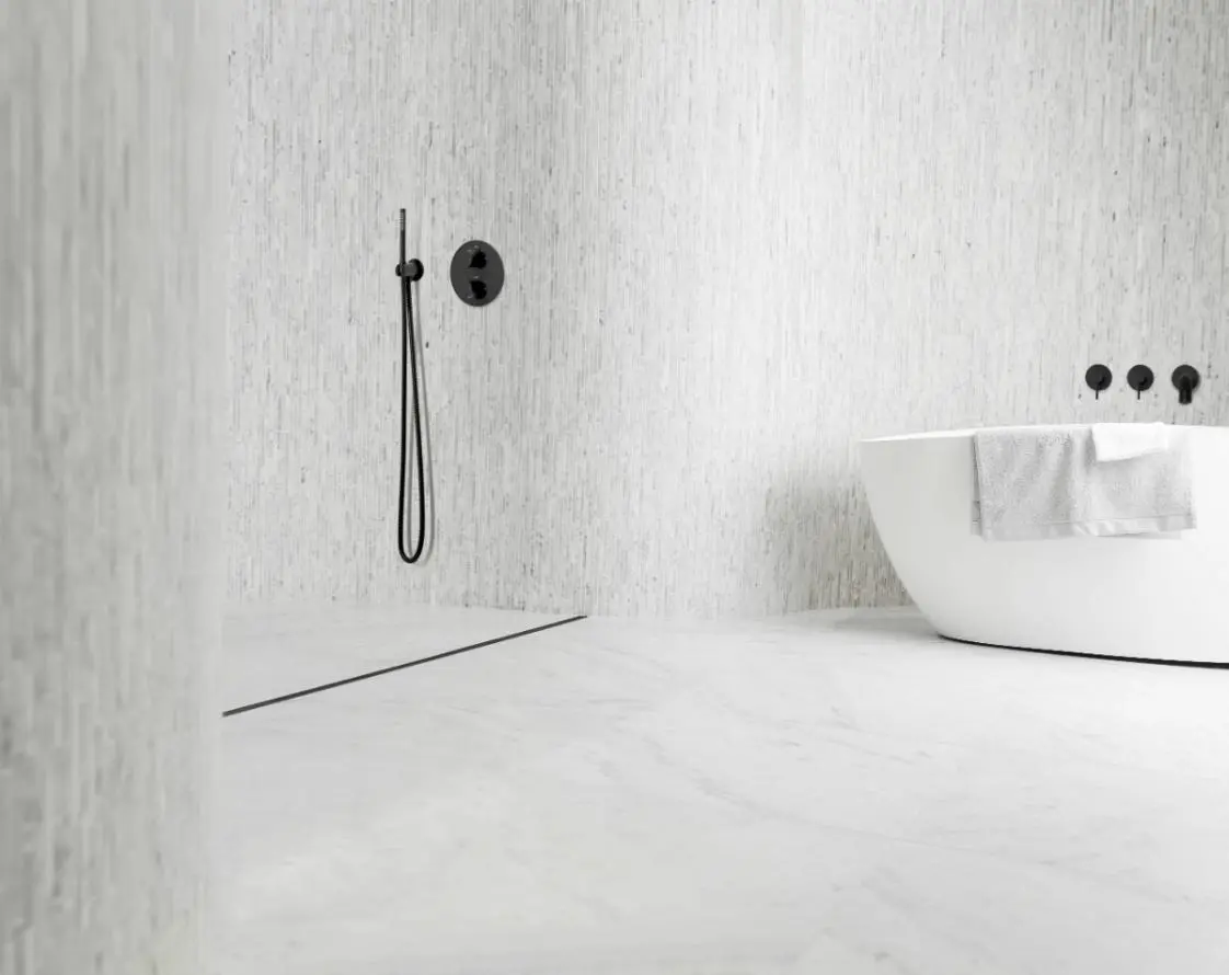 Naadloze inloopdouche