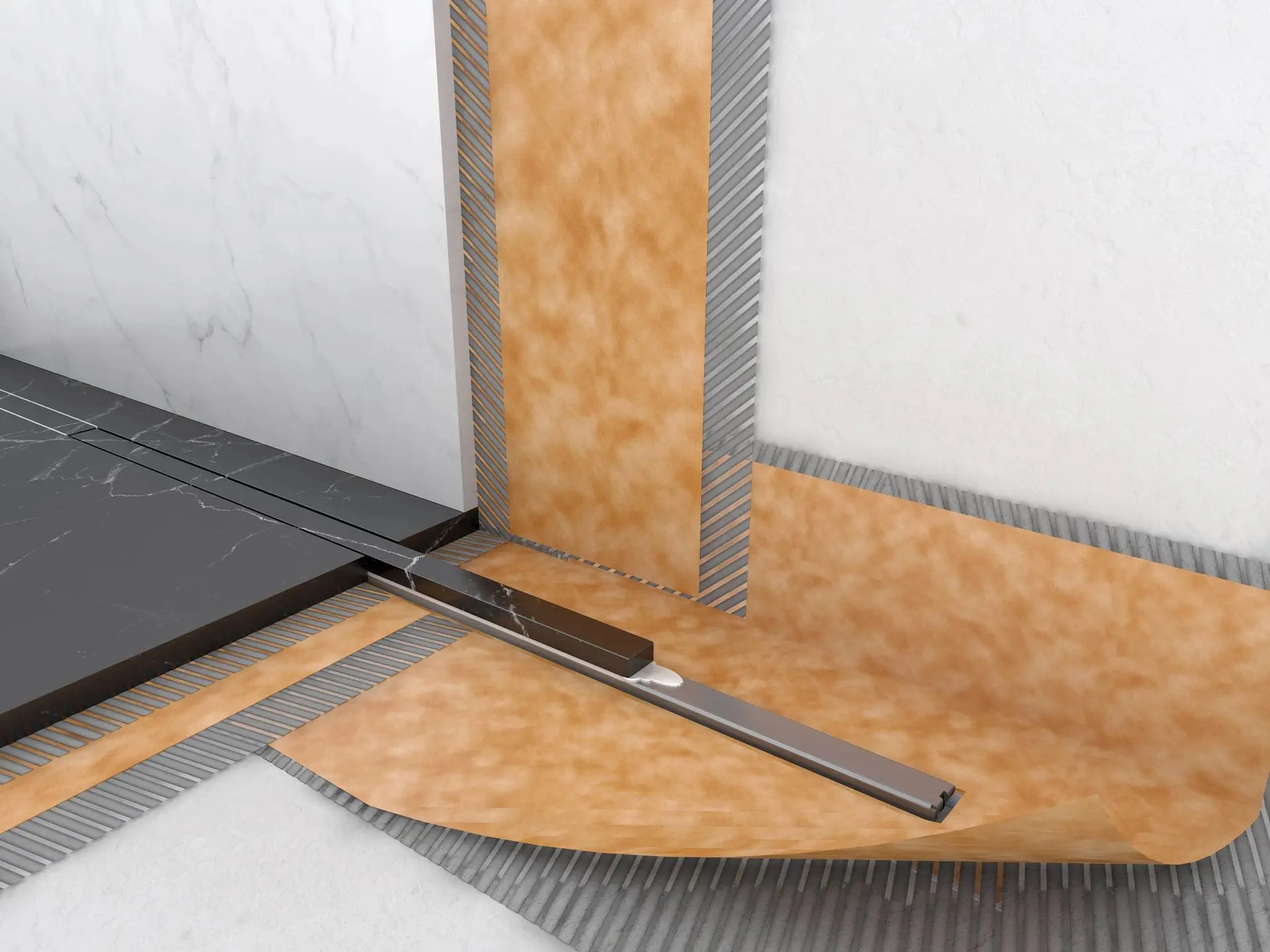 Carrodrain Invisible plaatsen