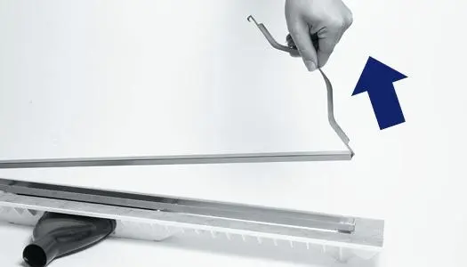 Carrodrain douchegoot reinigen