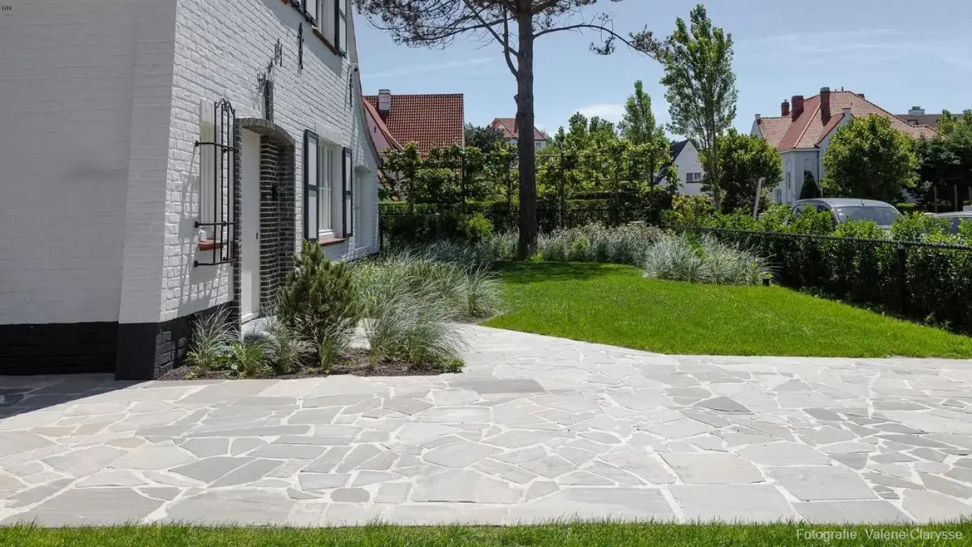 Black slate opus incertum natuurruw