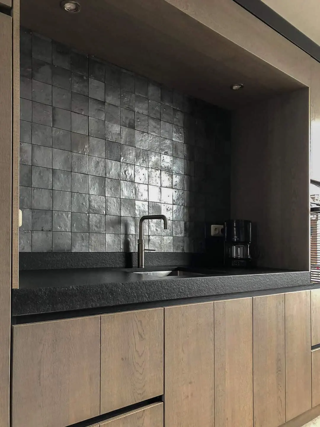 Zelliges rabat black matt Zelliges rabat black matt