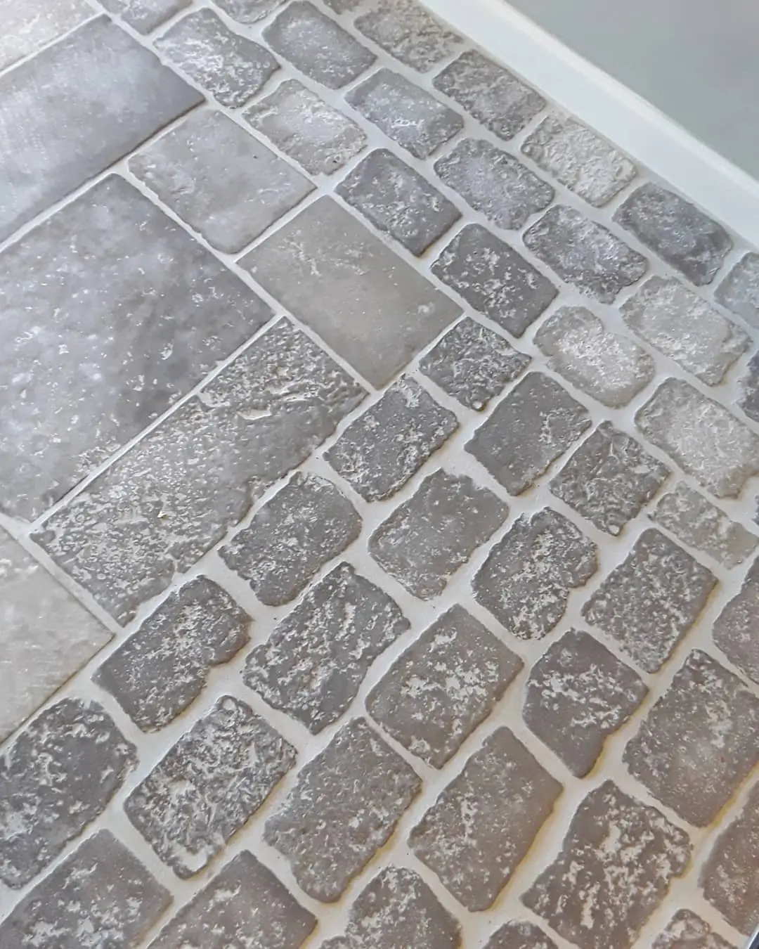 Castle stones cobble morning mist Castle stones cobble morning mist