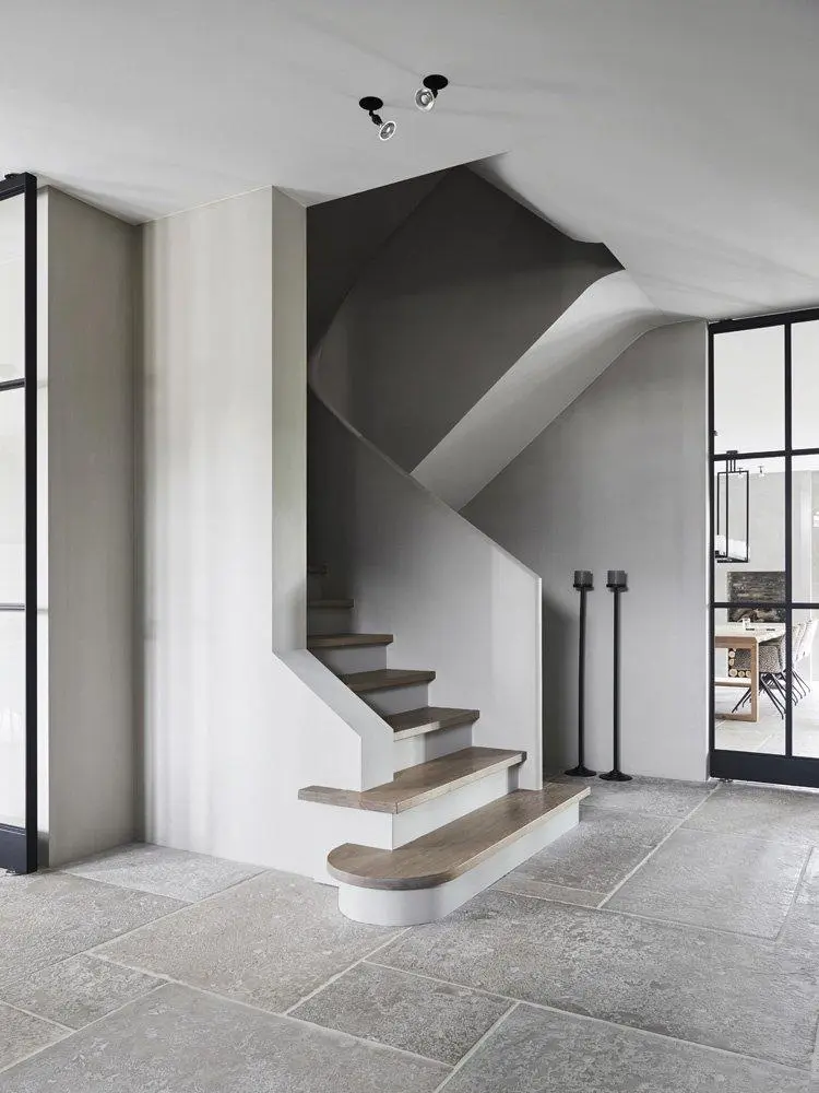 Castle stones loft morning mist