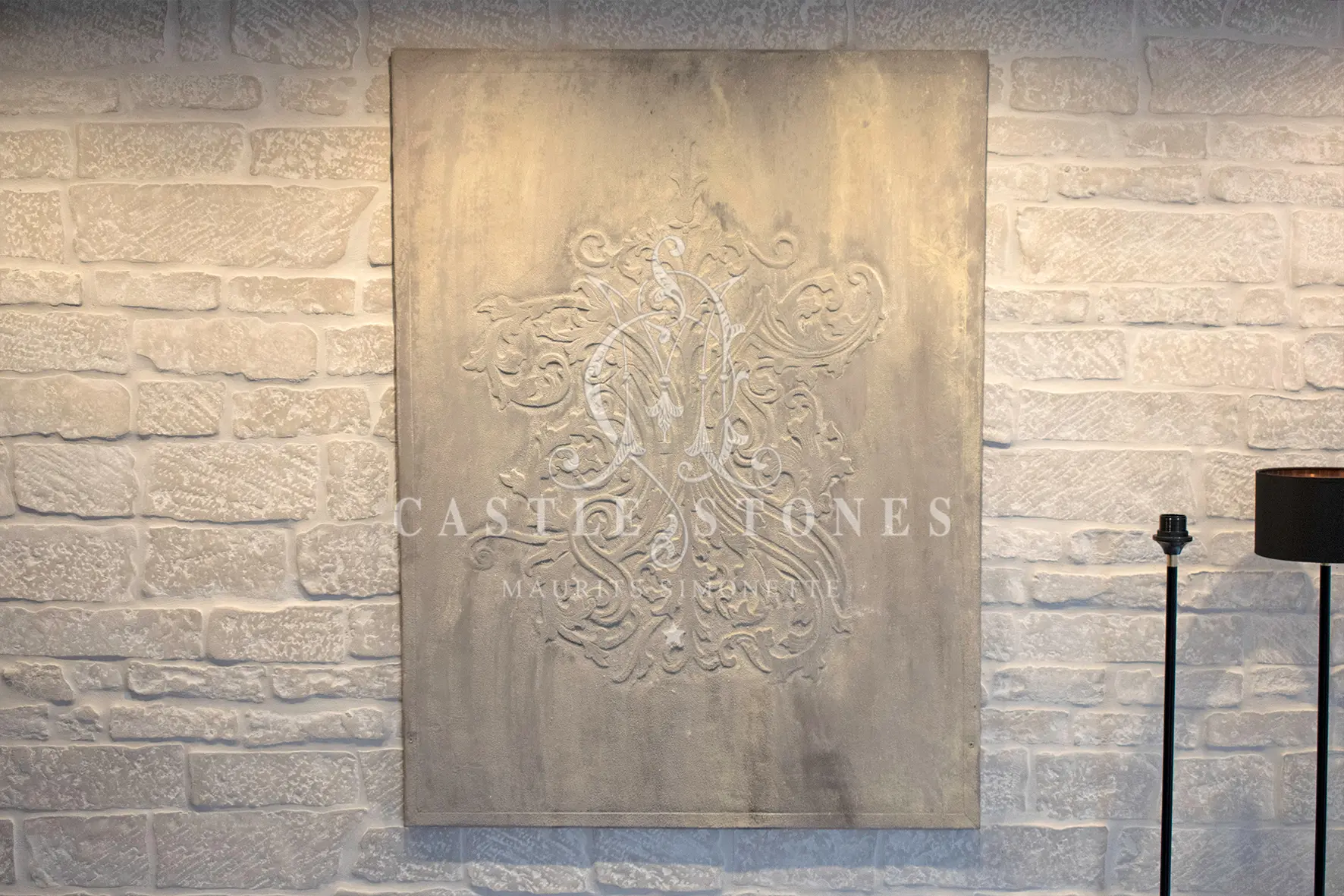 Castle stones french bricks white sand