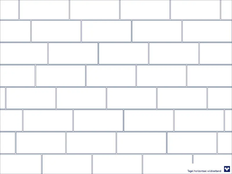 ​Tegel horizontaal wildverband
