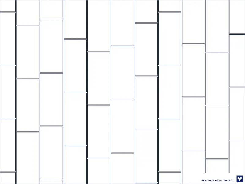 Tegel verticaal wildverband