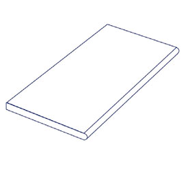 Productie zwembadboord/traptrede 180° > 60cm