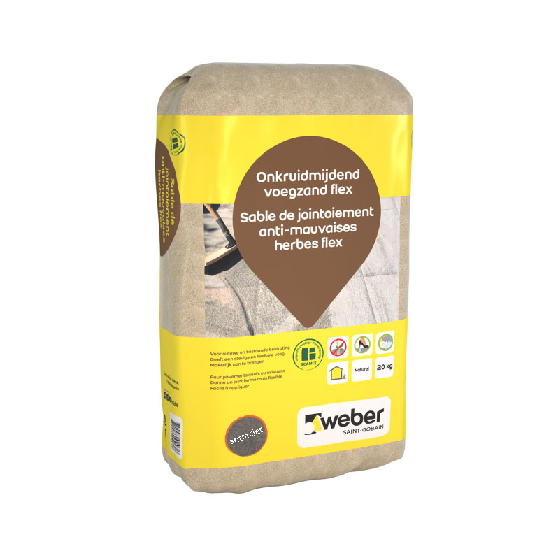 Weber onkruidmijdend voegzand antractiet 15kg