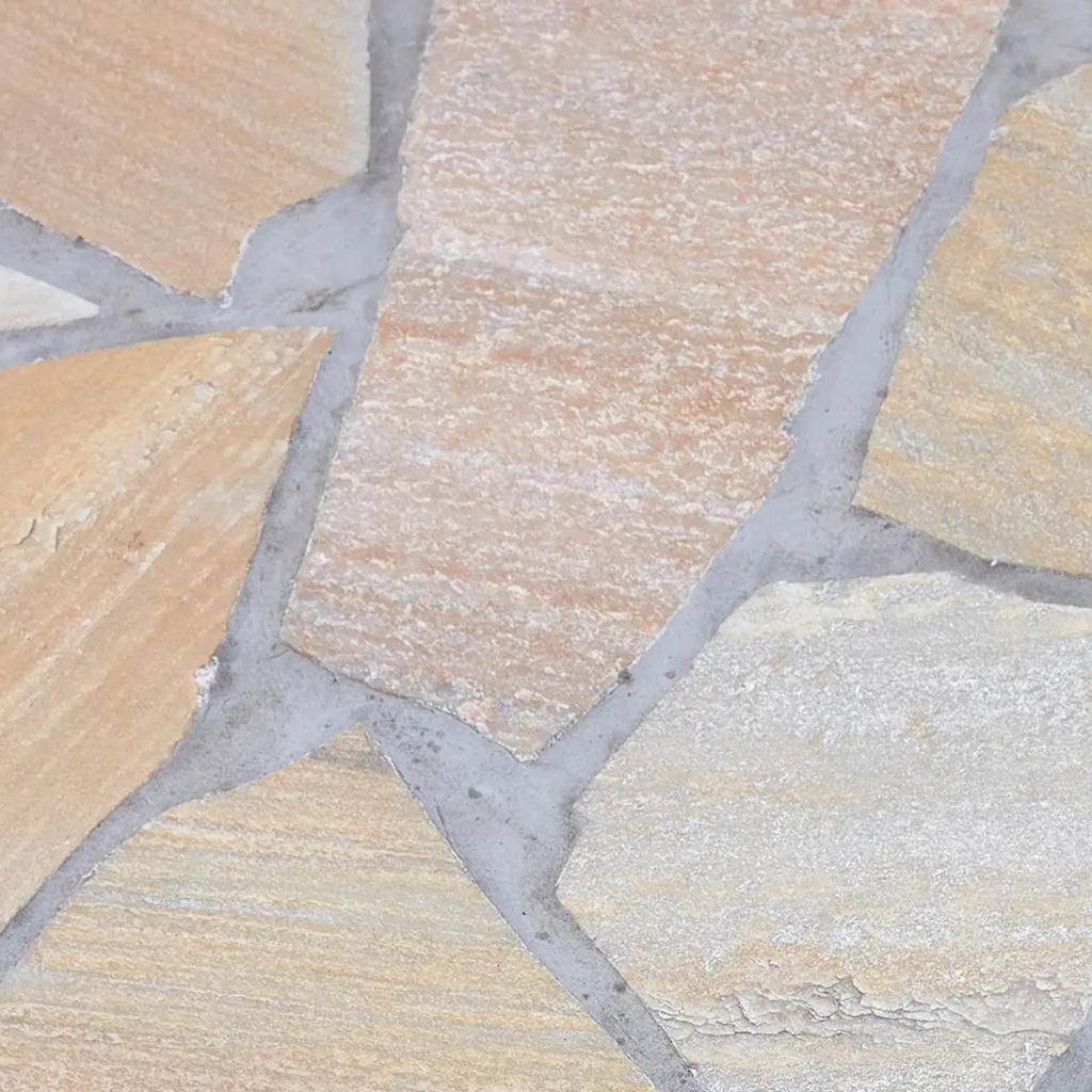 Gobi yellow opus incertum natuurruw 2,5 à 4 cm (4à7st/m²)