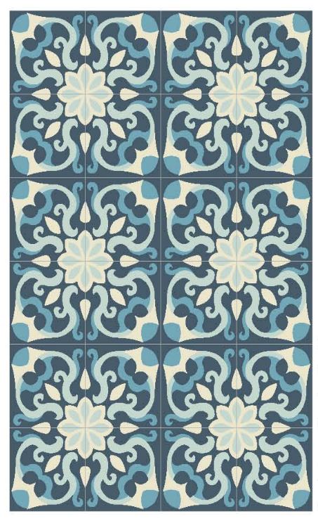 Decori square spell marino 20/20/1,4