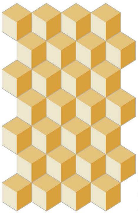 Decori hexagon cubic sun 20/23/1,4