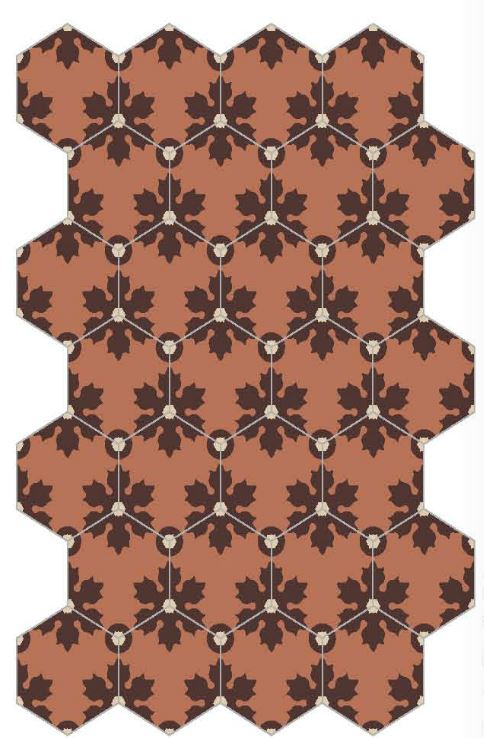 Decori hexagon freeze siena 20/23/1,4