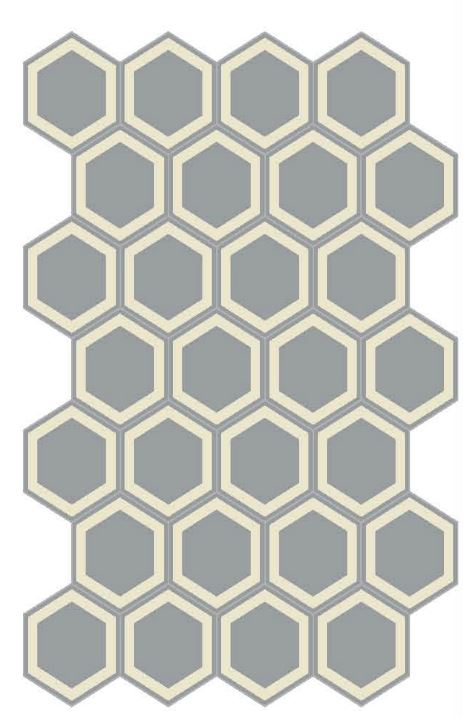 Decori hexagon honey beton 20/23/1,4