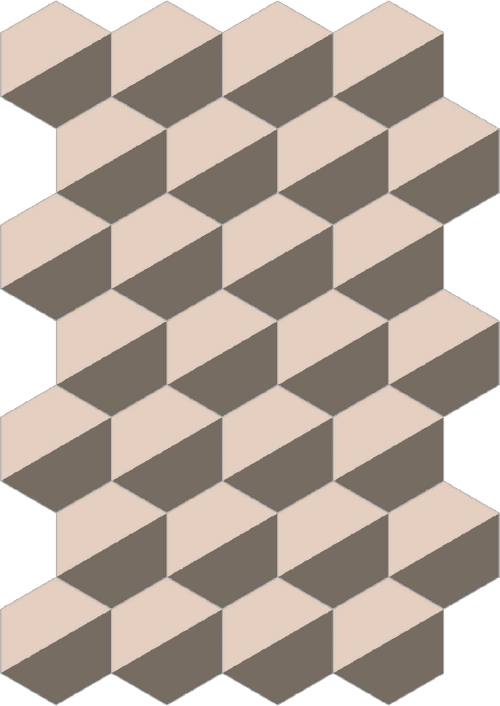 Decori hexagon half powder 20/23/1,4