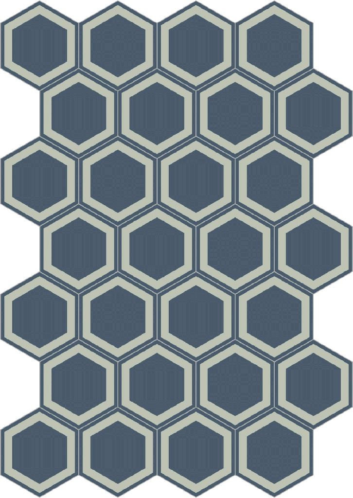 Decori hexagon honey avio 20/23/1,4