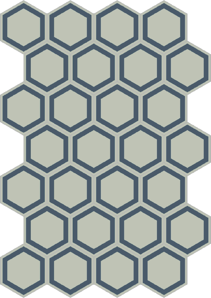 Decori hexagon honey bismarck 20/23/1,4