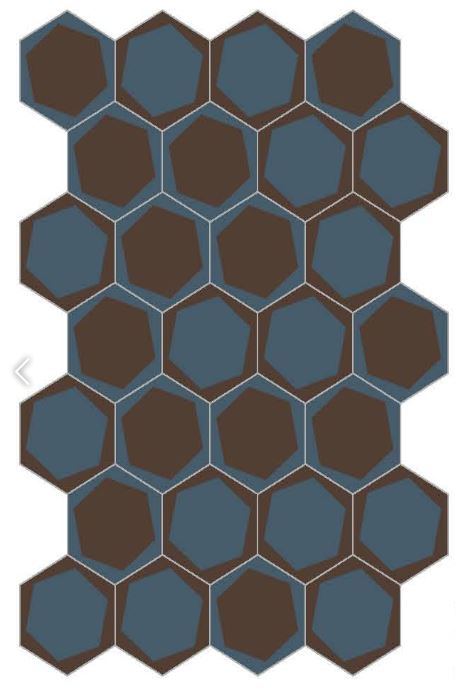 Decori hexagon on/off night 20/23/1,4