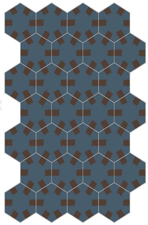 Decori hexagon tac night 20/23/1,4