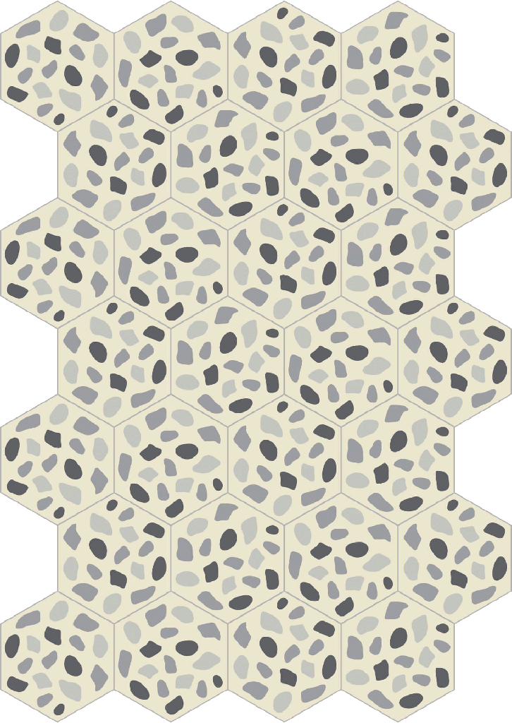 Colors hexagon grit light grey 20/23/1,4