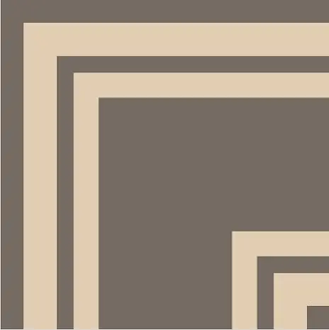 Borders square inside tortora 20/20/1,4