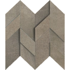 Corfu brown mosaic freccia 3D 30/30/1,0 matt/rett.