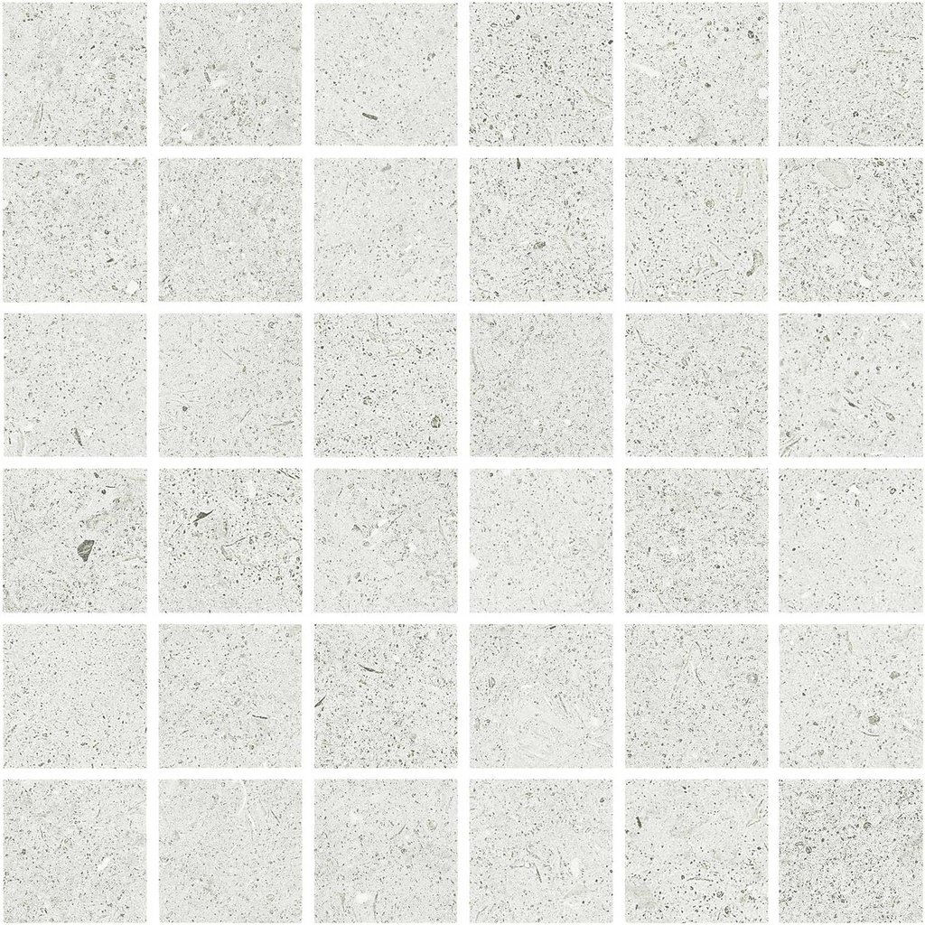 Minimal white mosaico 5x5 30/30/1,0 matt/rett.