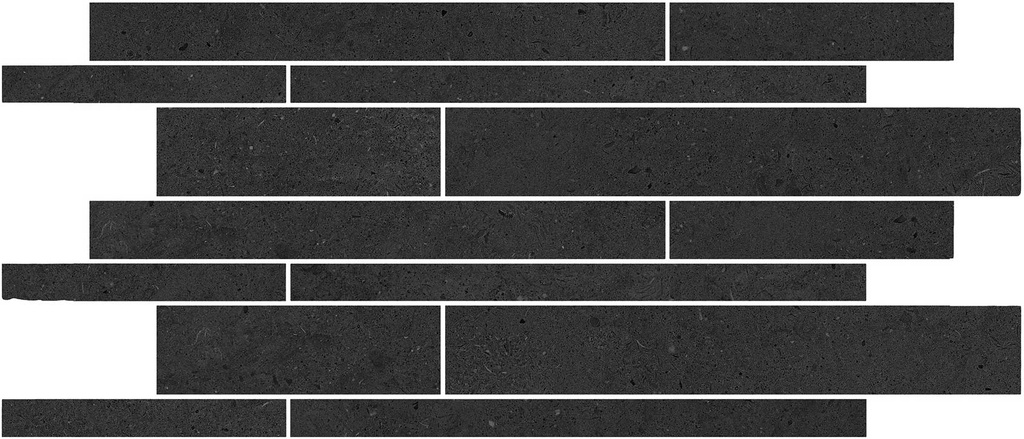 Minimal charcoal mosaico 30/60/1,0 matt/rett.