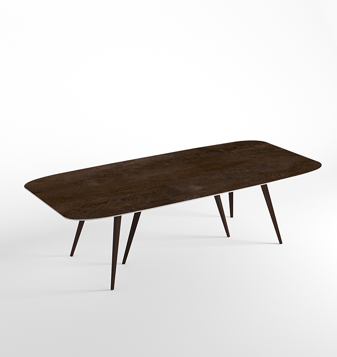 Tavolo 220x95x74 copper/black