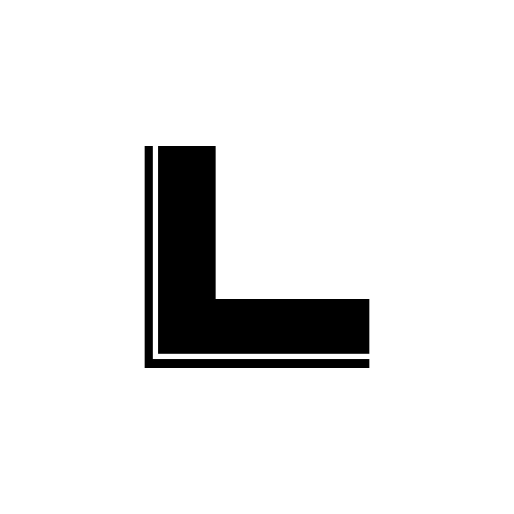 Perlinato black small hoek 7/1,2 matt.