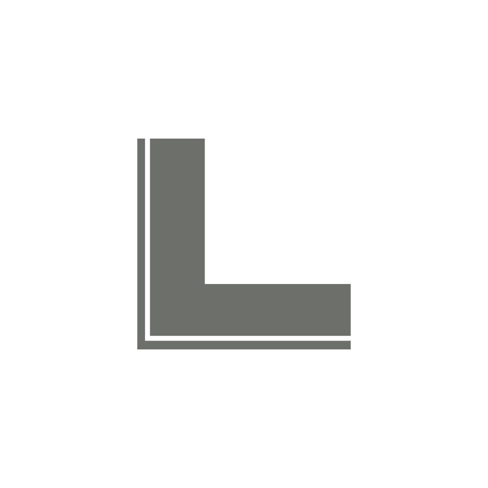 Perlinato graphite small hoek 7/1,2 matt.