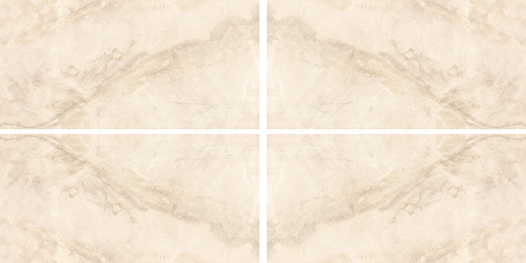 Flora beige bookmatch 60/120/0,95 glanz/rett. (4st)