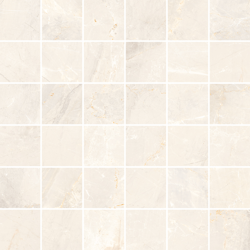 Flora ivory mosaico 4,7 30/30/0,95 glanz/rett.