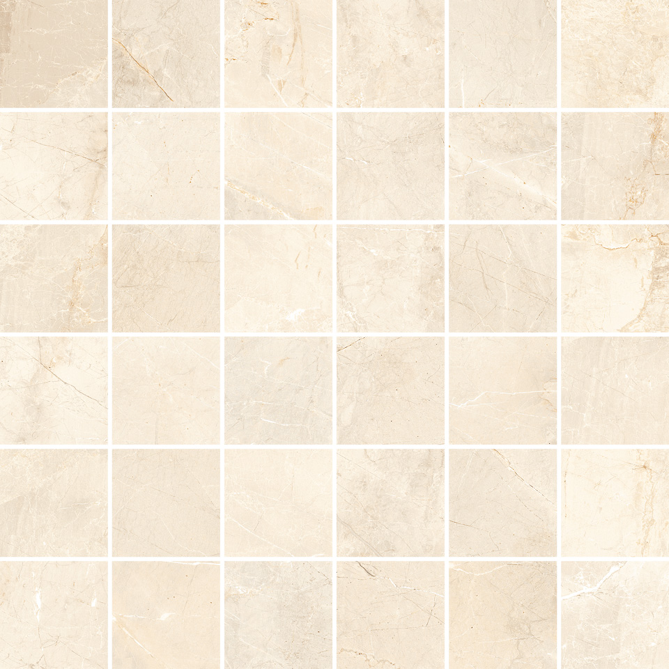 Flora beige mosaico 4,7 30/30/0,95 glanz/rett.
