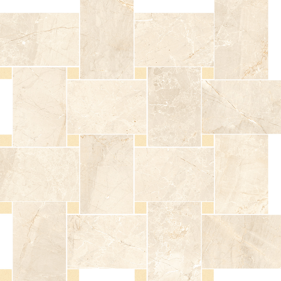 Flora beige mosaico contrasti 30/30/0,95 glanz/rett.