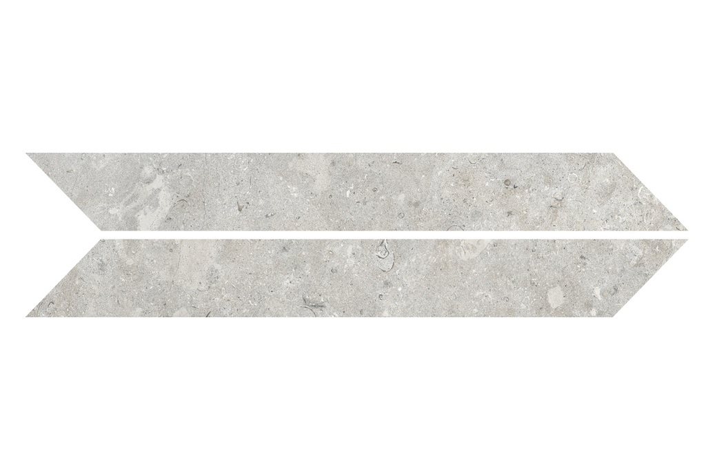 Paraphe grey chevron 7,5/60/1,0 nat/rett.