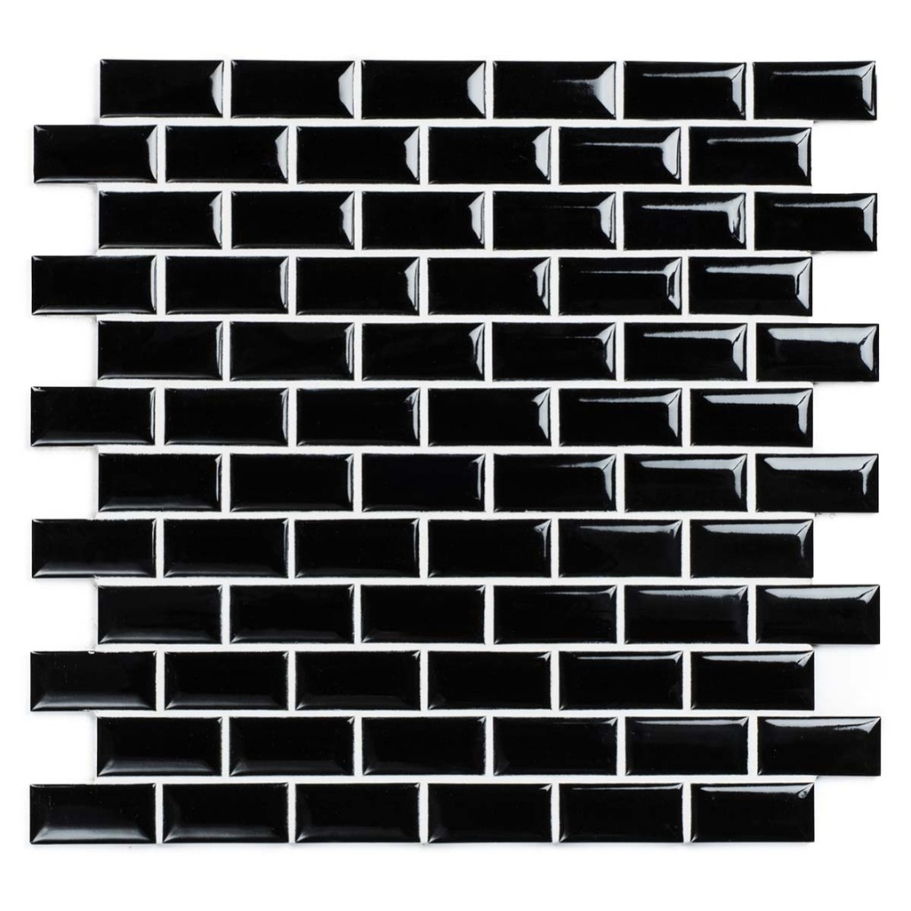 Vintage black glossy metro 2,3/4,8/0,6