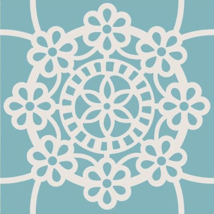 Pip lace primrose aqua 20/20/1,6