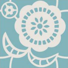 Pip lace lily aqua 20/20/1,6