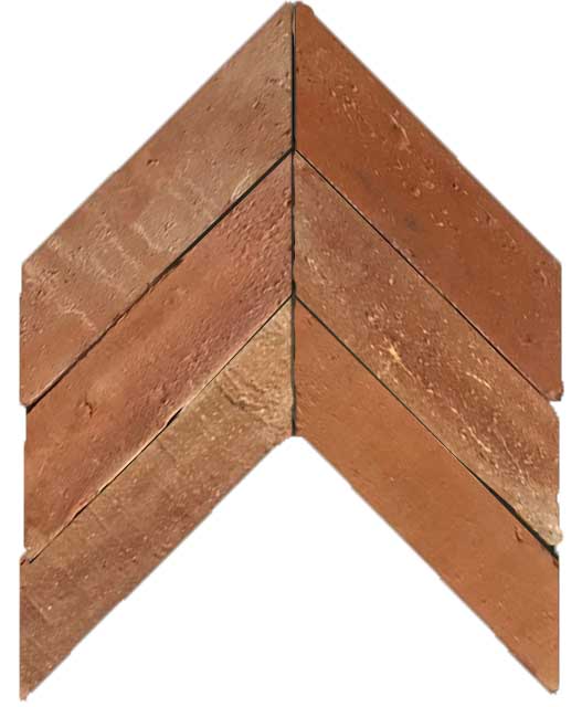 Artisan catalan red fishbone 38/10/2,0 (24st/m²)