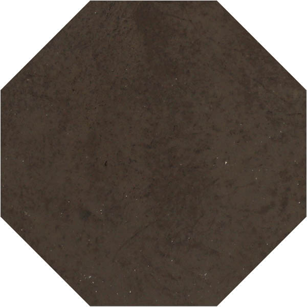 Cotto vecchio nero aged octagon 25/2,5