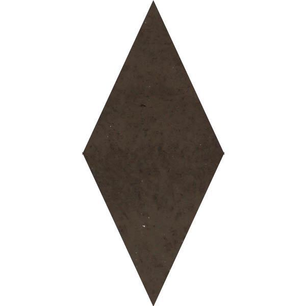 Cotto vecchio nero aged lozenge 21,5/10/2,5