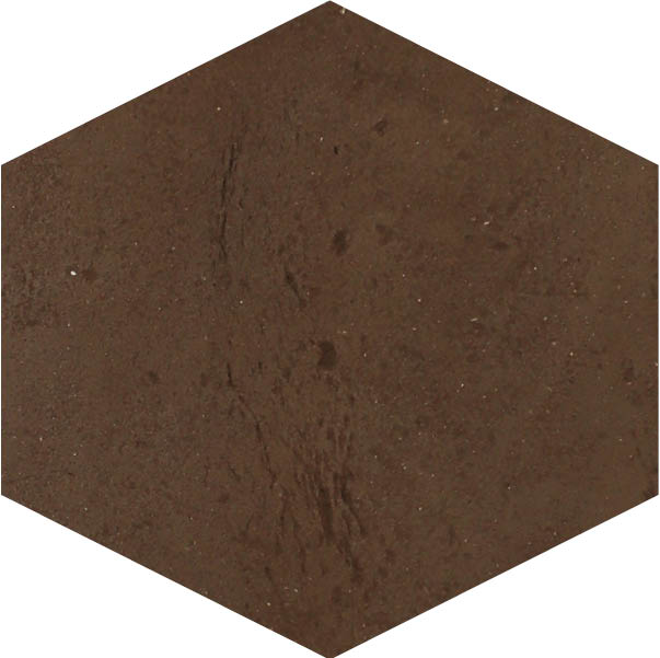 Cotto vecchio ciocco aged  hexagon 13/2,5