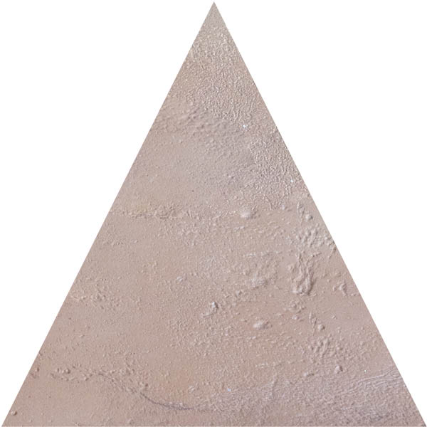 Cotto vecchio bianco aged triangle 20/2,5